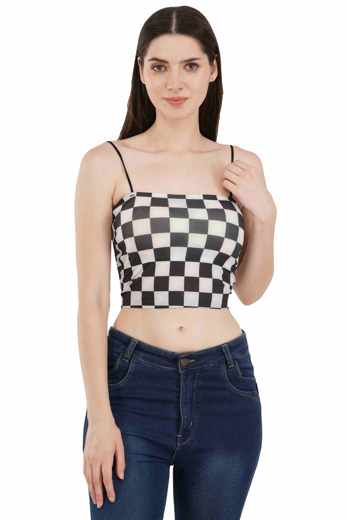 Black and White Top, Check Mate Top, Top at Sales